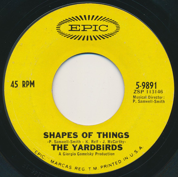 The Yardbirds – Shapes Of Things / I'm Not Talking (1966, Terre