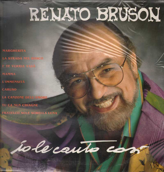 MC RENATO BRUSON Io le canto cosi' italy RIBOT ZK 74863 BMG ARIOLA no cd lp vhs 