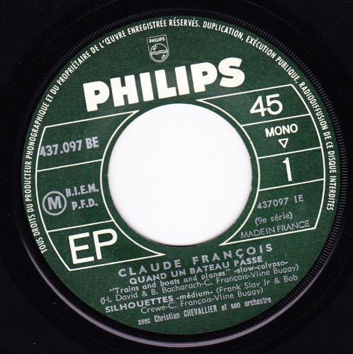 baixar álbum Claude François - Quand Un Bateau Passe Silhouettes