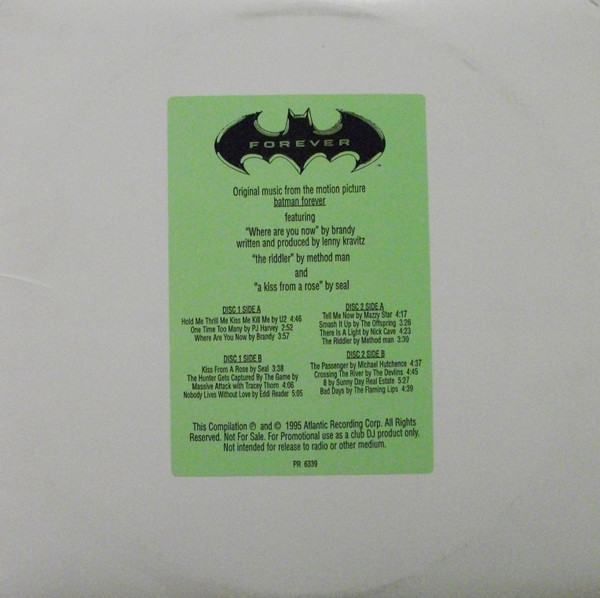 Original Music From The Motion Picture Batman Forever (1995, Vinyl) -  Discogs