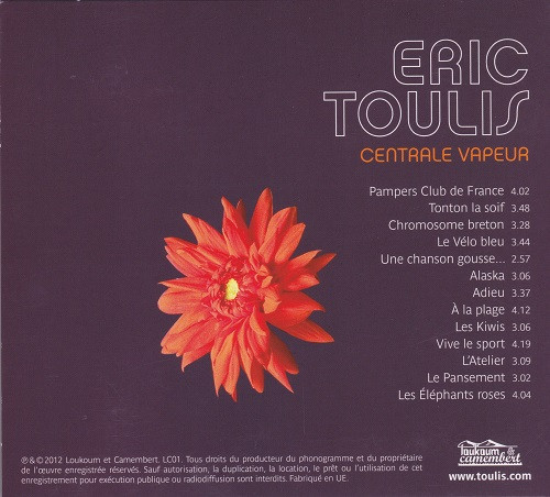last ned album Eric Toulis - Centrale vapeur