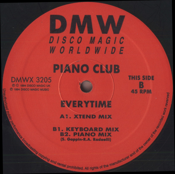 télécharger l'album Piano Club - Everytime