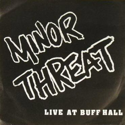 Minor Threat – Live At Buff Hall (White With Red & Blue Splatter