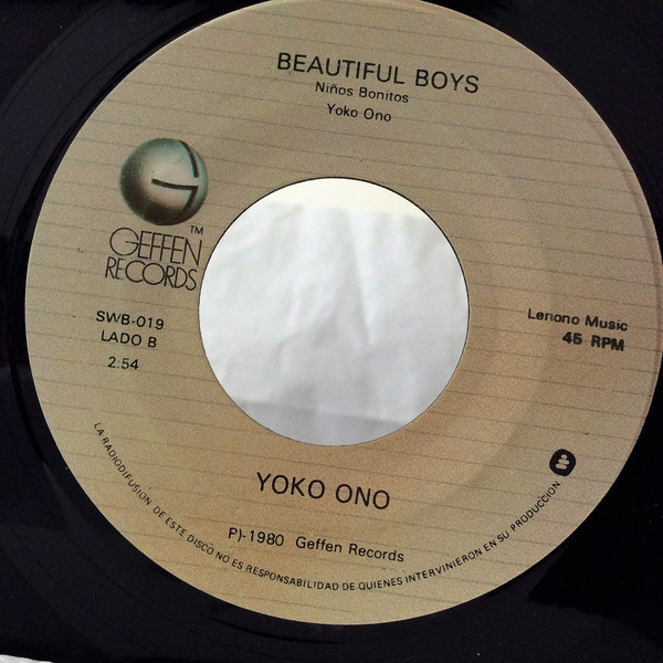 John Lennon Woman / Yoko Ono Beautiful Boys vintage 