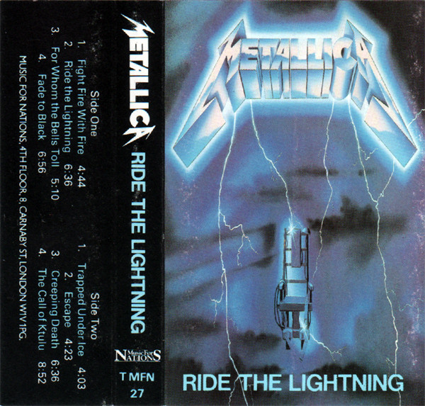 Metallica – Ride The Lightning (1984, SP, Vinyl) - Discogs