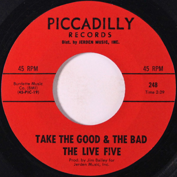 descargar álbum The Live Five - Take The Good The Bad Who Knows
