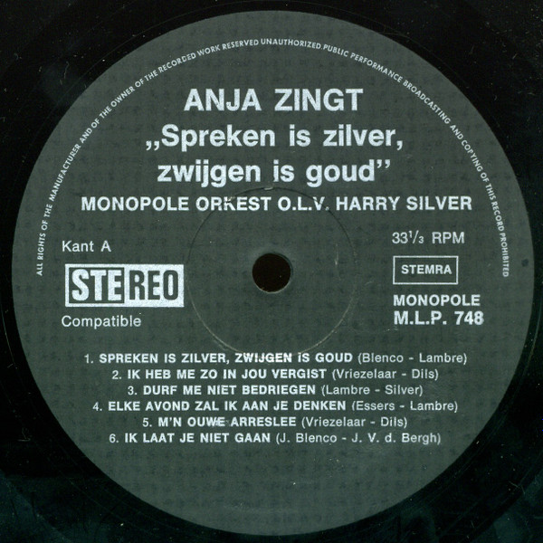 ladda ner album Anja - Spreken Is Zilver