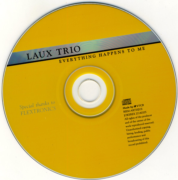 descargar álbum Download Laux Trio - Everything Happens To Me album
