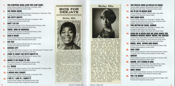 ladda ner album Shirley Ellis - Three Six Nine The Best Of Shirley Ellis