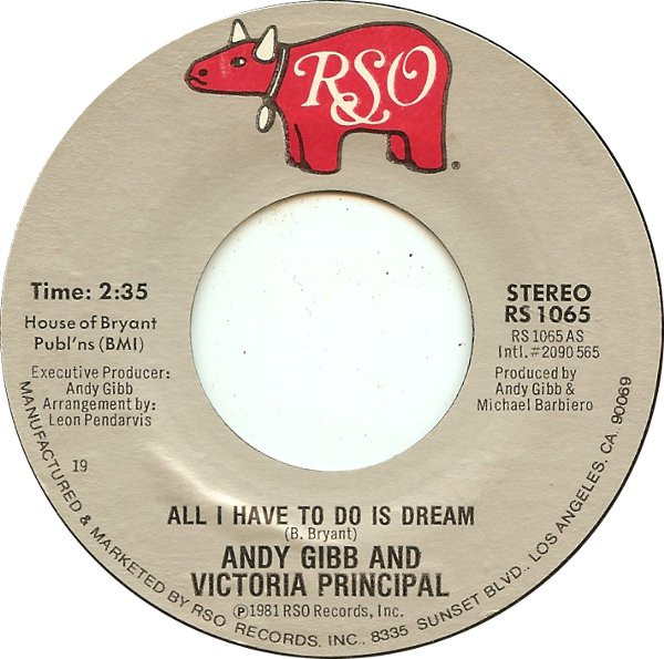 last ned album Andy Gibb And Victoria Principal - All I Have To Do Is Dream