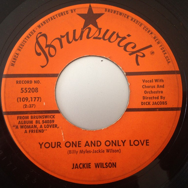 Jackie Wilson – Your One And Only Love / Please Tell Me Why (1961