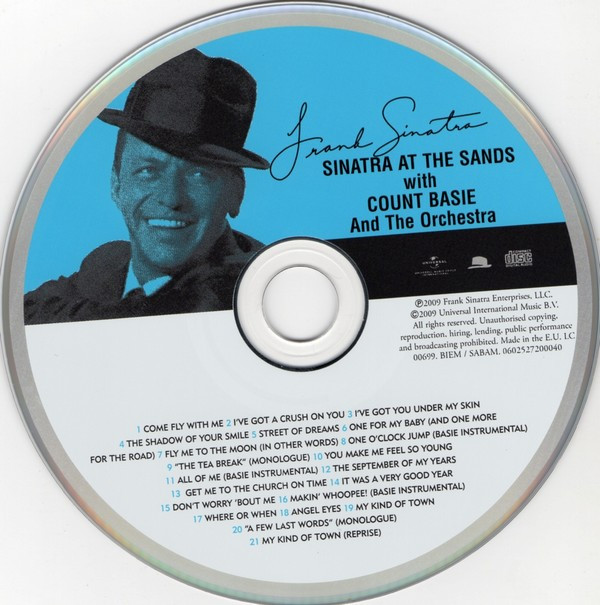 Album herunterladen Frank Sinatra With Count Basie And The Orchestra Arranged & Conducted By Quincy Jones - Sinatra At The Sands