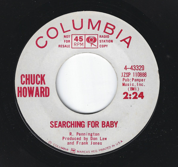 ladda ner album Chuck Howard - I Want To Hear It From You Searching For Baby