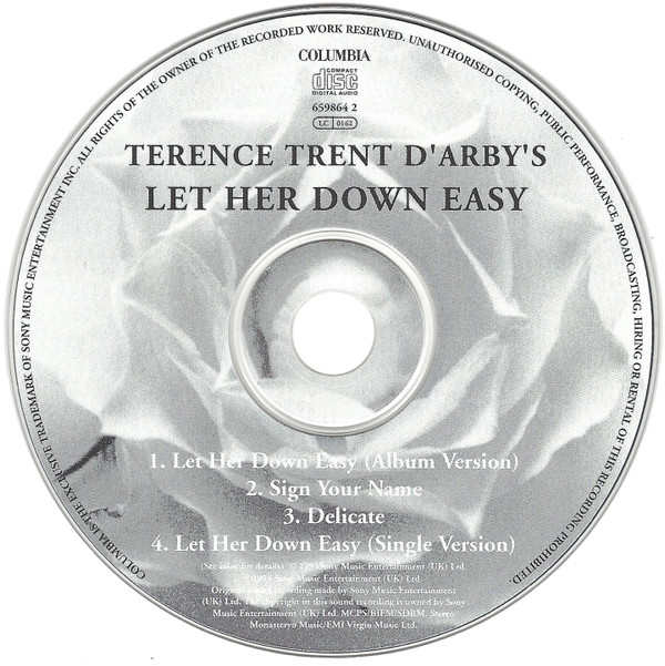 télécharger l'album Terence Trent D'Arby - Terence Trent DArbys Let Her Down Easy