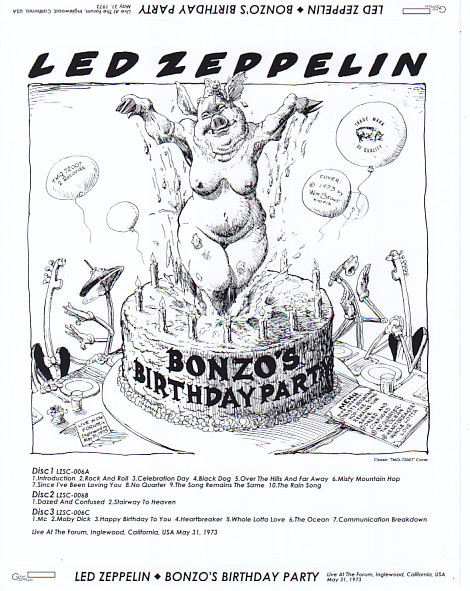 Led Zeppelin - Bonzo's Birthday Party | Releases | Discogs