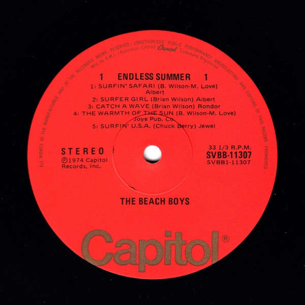 The Beach Boys - Endless Summer | Capitol Records (SVBB-11307) - 5