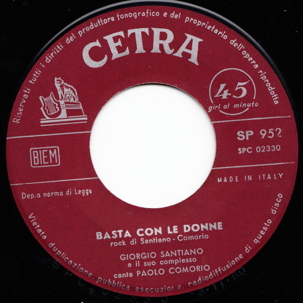 Album herunterladen Giorgio Santiano - Basta Con Le Donne