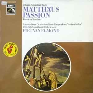 Johann Sebastian Bach - Matthäus Passion Koren En Koralen album cover