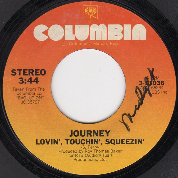 Journey Lovin Touchin Squeezin 1979 Terre Haute Pressing Vinyl Discogs