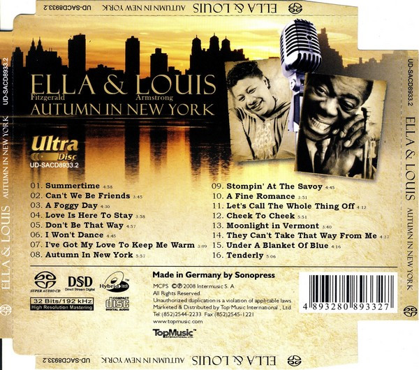 télécharger l'album Ella Fitzgerald & Louis Armstrong - Autumn In New York