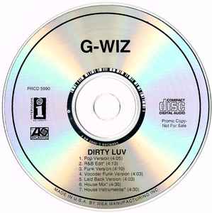 G-Wiz – Dirty Luv (1994, CD) - Discogs