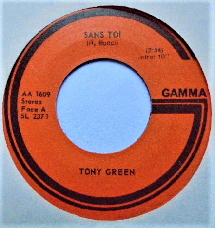 descargar álbum Tony Green - Sans Toi