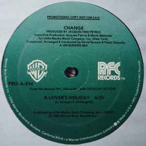 Change - A Lover's Holiday | Releases | Discogs