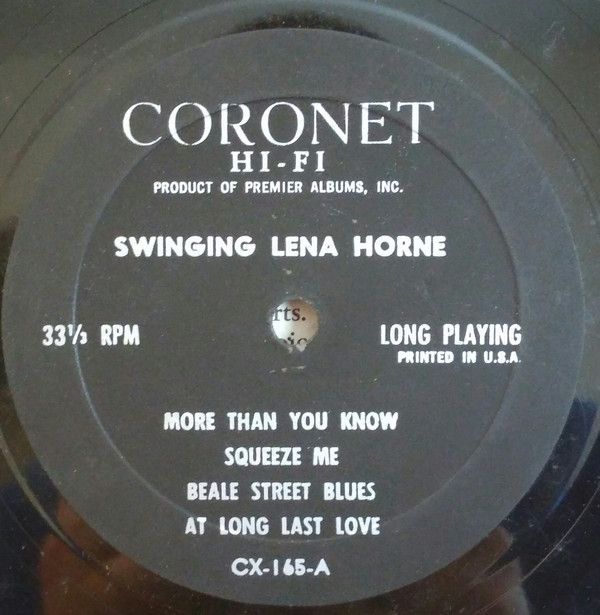 télécharger l'album Lena Horne - Swinging Lena Horne