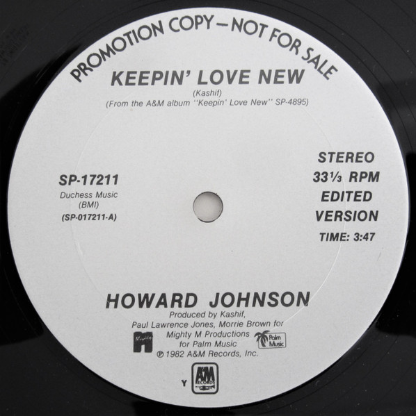 Howard Johnson – Keepin' Love New (1982, Vinyl) - Discogs