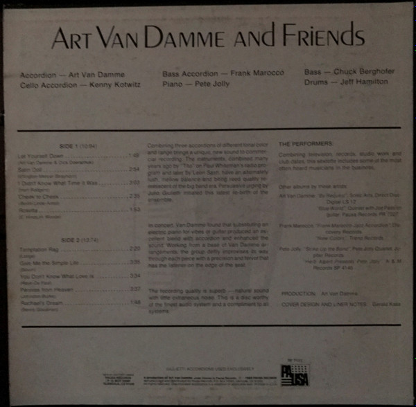 télécharger l'album Art Van Damme - Art Van Damme And Friends