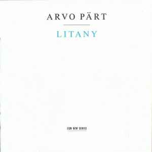 Arvo Pärt - Litany album cover