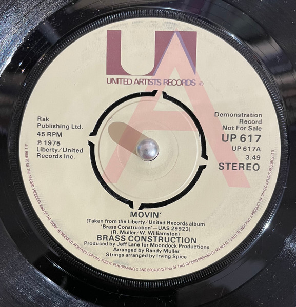 Brass Construction - Movin' / Changin' | Releases | Discogs