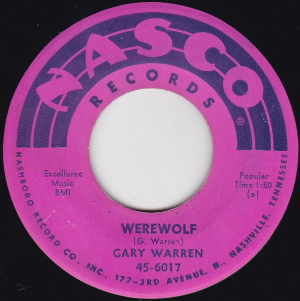 descargar álbum Gary Warren - Werewolf Midnight Rain