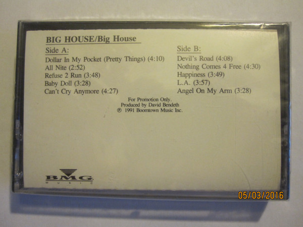 Big House – Big House (1991, CD) - Discogs