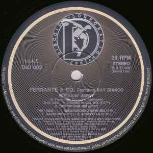Ferrante & Co. - Breakin' Away album cover