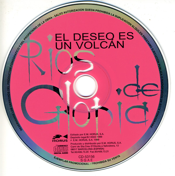 télécharger l'album Ríos De Gloria - El Deseo Es Un Volcan