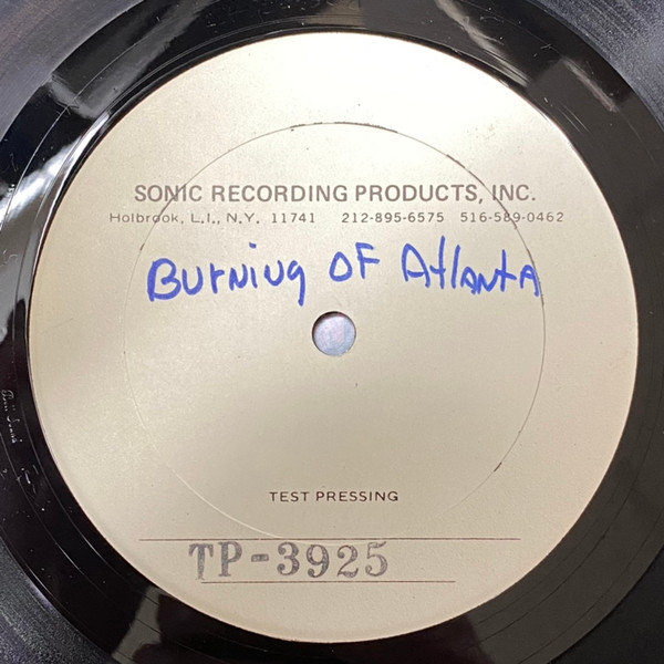 The Spirit Of Atlanta – The Burning Of Atlanta (1973, Vinyl) - Discogs