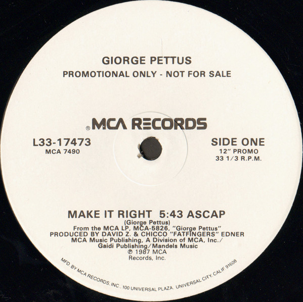 baixar álbum Giorge Pettus - Make It Right