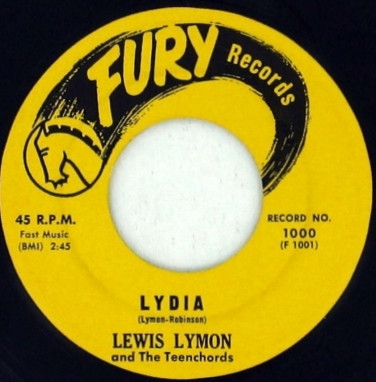 Lewis Lymon And The Teenchords – I'm So Happy (Tra-la-la-la-la-la) / Lydia  (1958, Vinyl) - Discogs