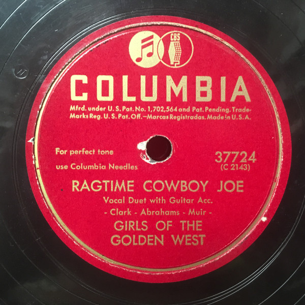 télécharger l'album Girls Of The Golden West - Ragtime Cowboy Joe The Roundup In Cheyenne