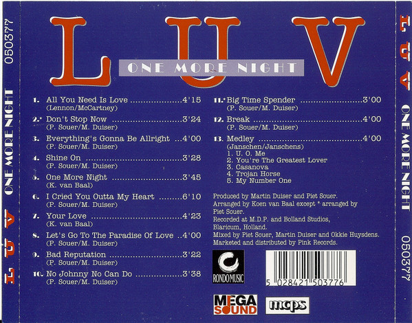 ladda ner album Luv' - One More Night