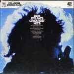 Cover of Bob Dylan's Greatest Hits, 1967, Reel-To-Reel