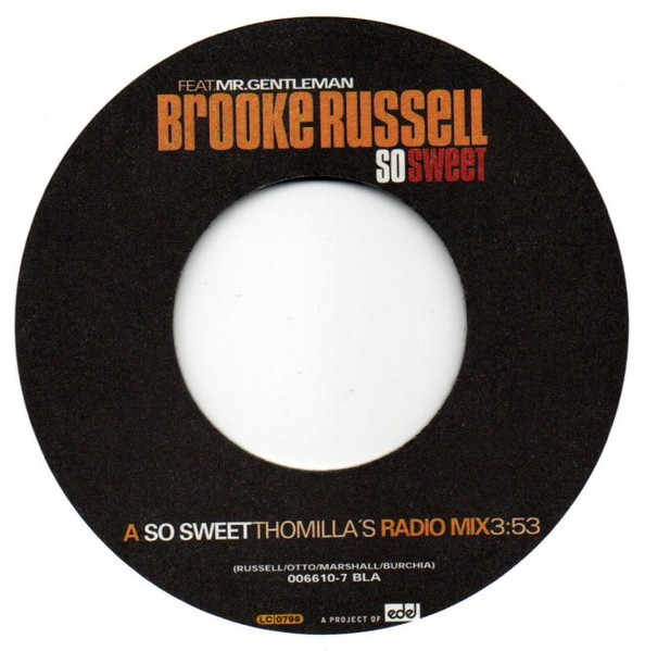 Brooke Russell Feat. Mr. Gentleman – So Sweet (1999, Vinyl) - Discogs
