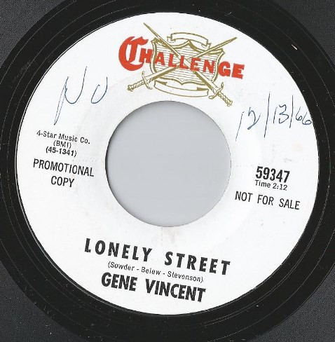 baixar álbum Gene Vincent - Lonely Street Ive Got My Eyes On You