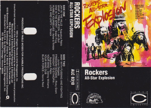 Rockers All-Star Explosion (1985, Cassette) - Discogs