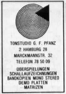 Tonstudio Pfanz on Discogs