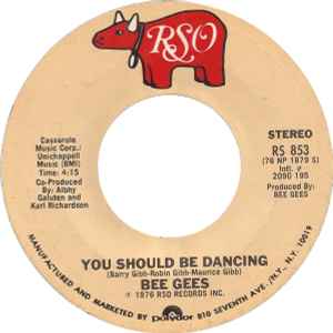 Bee Gees - You Should Be Dancing / Subway album cover