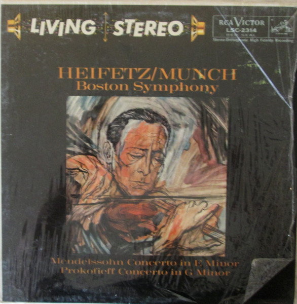 Heifetz, Munch, Boston Symphony, Mendelssohn / Prokofieff