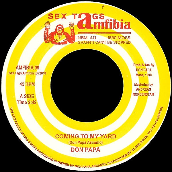 Don Papa / Kambo Super Sound - Coming To My Yard / Kambo Super Dub