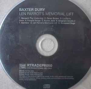 Baxter Dury - Len Parrot's Memorial Lift album cover
